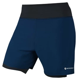 Pantaloncini da uomo Montane Dragon Twin Skin Shorts Narwhal Blue