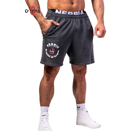 Pantaloncini da uomo Nebbia NEBBIA x OLYMPIA Washed Sweat Shorts LEGEND 786 black