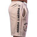 Pantaloncini da uomo Nebbia NEBBIA x OLYMPIA Washed Sweat Shorts LEGEND 786 light grey