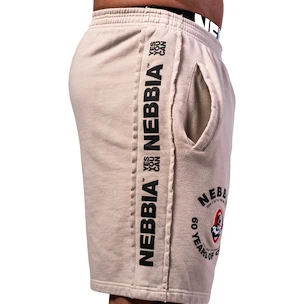 Pantaloncini da uomo Nebbia NEBBIA x OLYMPIA Washed Sweat Shorts LEGEND 786 light grey XL