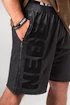 Pantaloncini da uomo Nebbia  Washed-off Gym Sweatshorts NO BS 367 Black