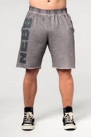 Pantaloncini da uomo Nebbia Washed-off Gym Sweatshorts NO BS 367 Light Grey