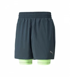 Pantaloncini da uomo Puma Run 2in1 5" Short Dark Slate