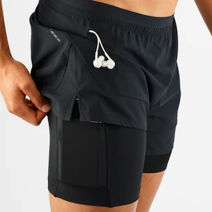 Pantaloncini da uomo Salomon Cross 2in1 Shorts Black