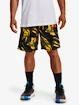 Pantaloncini da uomo Under Armour  BASELINE 10'' PRINT SHORT-YLW