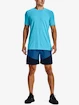 Pantaloncini da uomo Under Armour  Knit Woven Hybrid Shorts-BLU