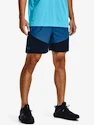 Pantaloncini da uomo Under Armour  Knit Woven Hybrid Shorts-BLU