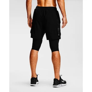 Pantaloncini da uomo Under Armour  Run Anywhere 2N1 Long STS black S