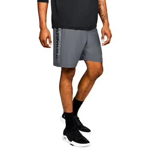 Pantaloncini da uomo Under Armour  Woven Graphic Wordmark Short Grey S
