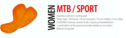 Pantaloni da ciclismo da donna Silvini
