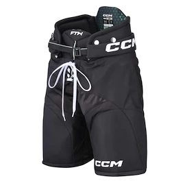 Pantaloni da hockey CCM Jetspeed FTWomen Velcro Black Junior