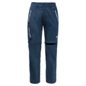 Pantaloni da uomo Jack Wolfskin  Overland Zip Away Thunder Blue