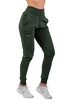 Pantaloni sportivi a vita alta Nebbia "Feeling Good" 409 verde scuro
