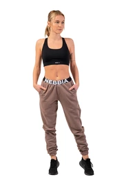 Pantaloni sportivi Nebbia Iconic con elastico in vita 408 marroni