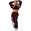 Pantaloni tuta da donna Nebbia STRONG BEAUTY Loose-Fit Baggy Pants BOYFRIEND STYLE 432 dark red