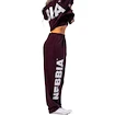 Pantaloni tuta da donna Nebbia STRONG BEAUTY Loose-Fit Baggy Pants BOYFRIEND STYLE 432 dark red