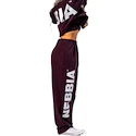 Pantaloni tuta da donna Nebbia STRONG BEAUTY Loose-Fit Baggy Pants BOYFRIEND STYLE 432 dark red