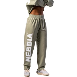 Pantaloni tuta da donna Nebbia STRONG BEAUTY Loose-Fit Baggy Pants BOYFRIEND STYLE 432 light green