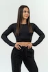 Pantaloni tuta da donna Nebbia  Women's High-Waist Joggers Signature 846 Black
