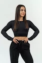 Pantaloni tuta da donna Nebbia  Women's High-Waist Joggers Signature 846 Black