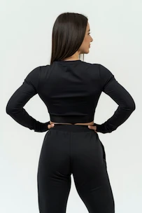 Pantaloni tuta da donna Nebbia  Women's High-Waist Joggers Signature 846 Black