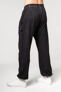 Pantaloni tuta da uomo Nebbia  Washed-off Gym Sweatpants Baggy Style GYM BRO 373 Black