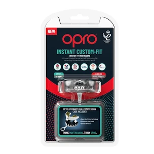 Paradenti Opro  INSTANT CUSTOM FIT SOLIDS Clear Senior