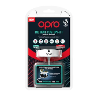 Paradenti Opro  INSTANT CUSTOM FIT SOLIDS White/Gold Senior