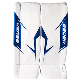 Paragambe portiere per hockey Bauer SV-PRO White/Blue Intermediate