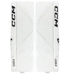 Paragambe portiere per hockey CCM Axis 2 white/white/white/white Senior