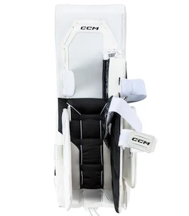 Paragambe portiere per hockey CCM Axis 2 white/white/white/white Senior