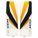 Paragambe portiere per hockey CCM Axis F5 Black/Yellow Junior 38 + 1 palec