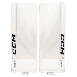 Paragambe portiere per hockey CCM Axis F9 White/White Senior