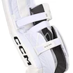 Paragambe portiere per hockey CCM Eflex 6.5 White Junior