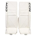 Paragambe portiere per hockey CCM Eflex 6.5 White Junior