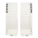 Paragambe portiere per hockey CCM Eflex 6.9 White Intermediate