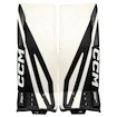 Paragambe portiere per hockey CCM Eflex 7.5 White/Black Senior 34 + 1 palec