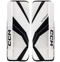 Paragambe portiere per hockey CCM YTflex 3 White/White/Black/Black Youth 20 pollici