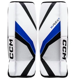 Paragambe portiere per hockey CCM YTflex 3 white/white/royal/black Youth