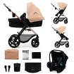 Passeggino Kinderkraft Moov 2 3in1 Sand Beige Eva Wheels