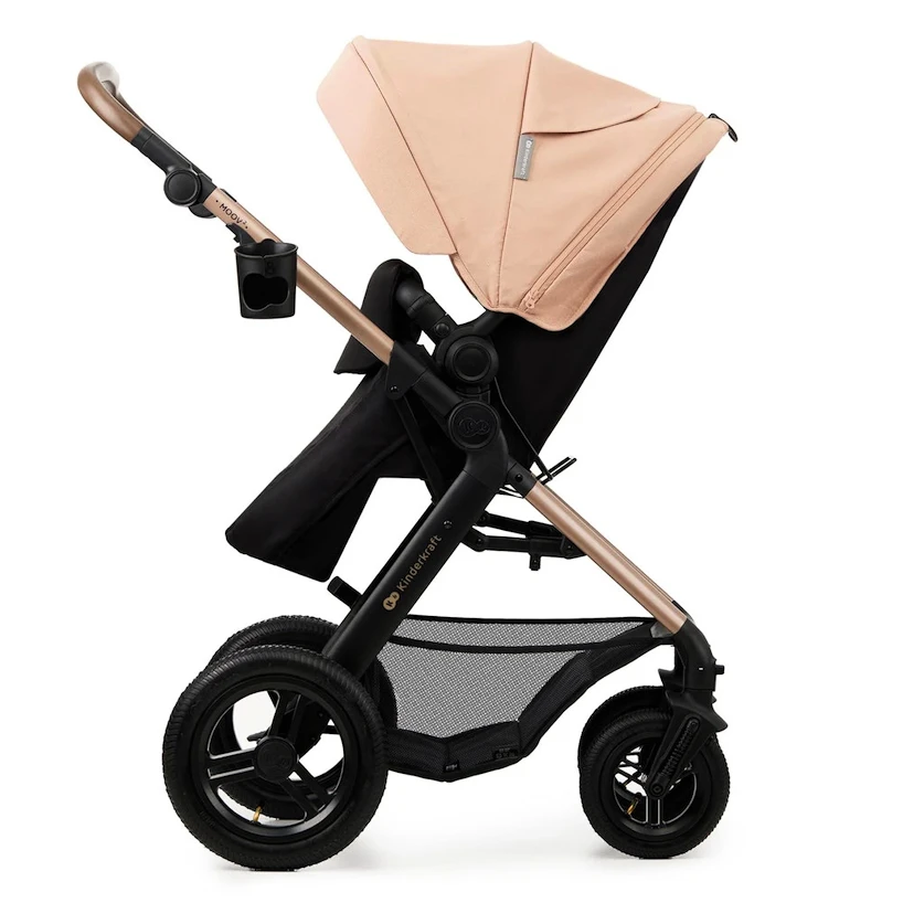 Passeggino Kinderkraft Moov 2 Air 3In1 Sand Beige