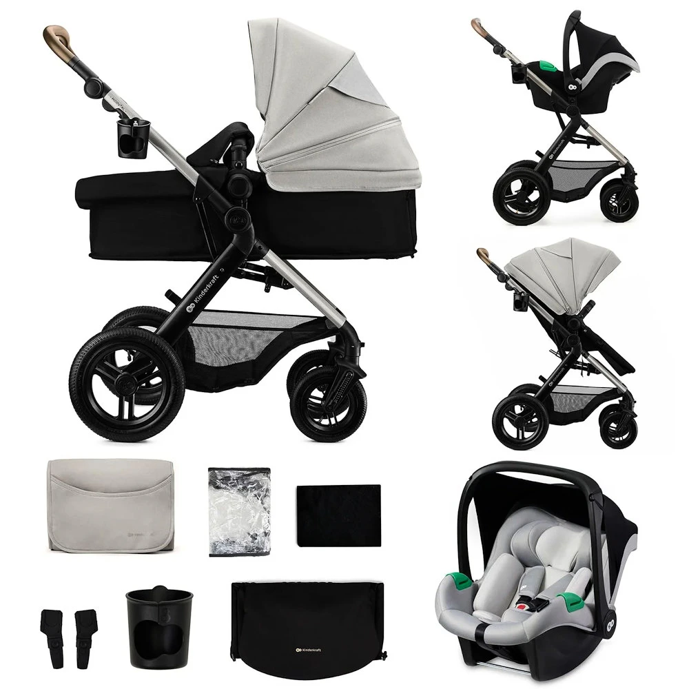 Passeggino Kinderkraft Moov 2 XL Moonlight Grey