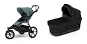 Passeggino sportivo Thule Urban Glide 3 Mid blue + Bassinet Black