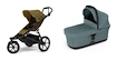 Passeggino sportivo Thule Urban Glide 3 Nutria green + Bassinet Mid blue