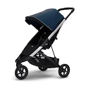 Passeggino Thule Spring Majolica Blue on Aluminum