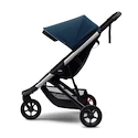 Passeggino Thule Spring Majolica Blue on Aluminum