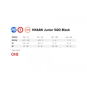 Pattini a rotelle per bambini Powerslide  Khaan Junior SQD Black