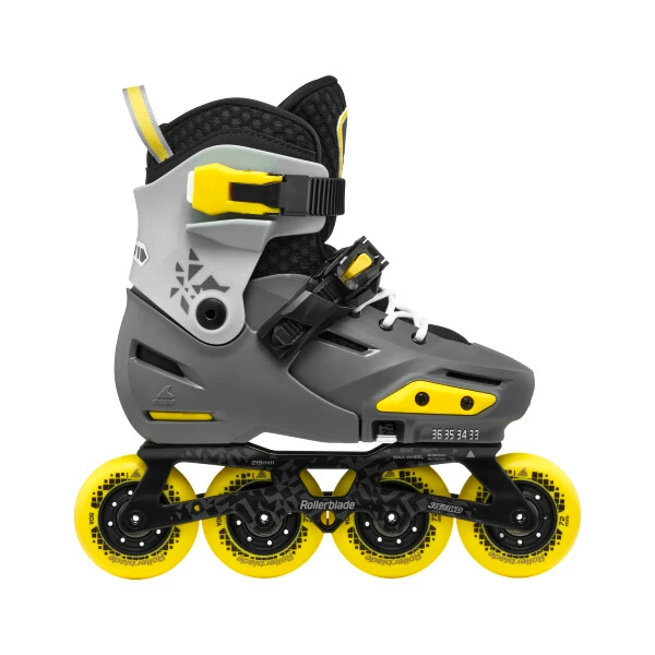 Pattini a rotelle per bambini Rollerblade  Apex Charcoal/Yellow  EUR 33-36