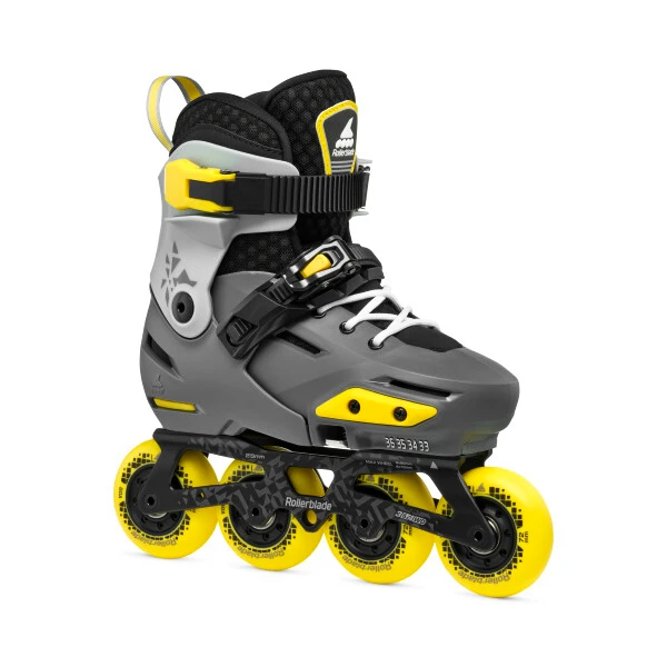 Pattini a rotelle per bambini Rollerblade  Apex Charcoal/Yellow  EUR 33-36