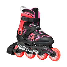 Pattini a rotelle per bambini Rollerblade Microblade SL Black/Coral